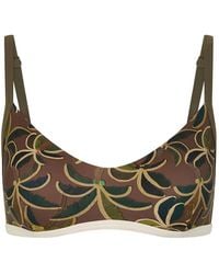 The Upside - Laguna Elyssa Floral-Print Sports Bra - Lyst
