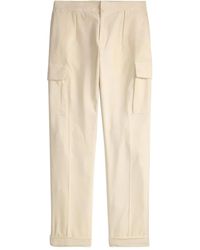 Ralph Lauren - Elasticated Drawstring Pleated Trousers - Lyst