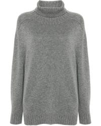 Eric Bompard - Hammer-Sleeve Round-Neck Sweater - Lyst