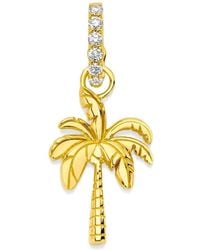 Buddha Mama - Palm Tree Diamond Pendant - Lyst