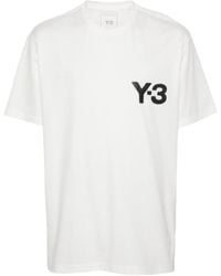Y-3 - T-Shirt Met Logoprint - Lyst