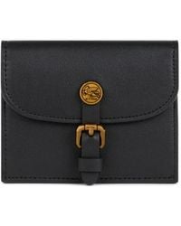 Etro - Pony Leather Card Holder - Lyst