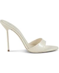 Paris Texas - Lidia 105 Patent-Leather Heeled Sandals - Lyst