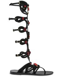 PUCCI - Embellished Gladiator Sandals - Lyst