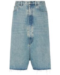 Maison Margiela - Denim Bermuda Shorts - Lyst