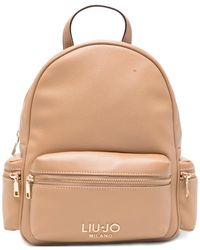 Liu Jo - Zip Leather Backpack - Lyst