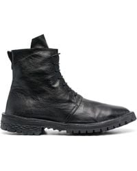 Moma - Lace-up Leather Ankle Boots - Lyst