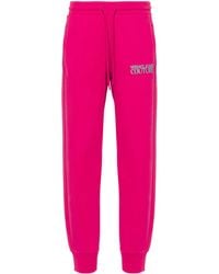 Versace Jeans Couture - Embroidered-Logo Track Pants - Lyst
