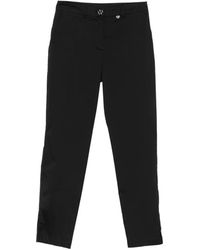 My Twin - Heart-Plaque Slim-Fit Trousers - Lyst