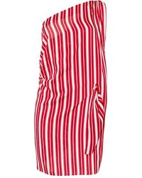 BLAKLACE - Striped One-Shoulder Mini Dress - Lyst