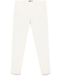Fay - Slim-Fit Gabardine Trousers - Lyst
