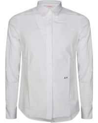 Sun 68 - Blouse Met Lange Mouwen - Lyst