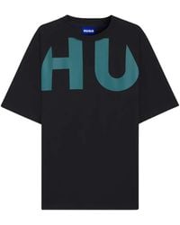 HUGO - T-Shirt À Imprimé Graphique - Lyst