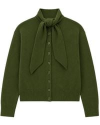 Chinti & Parker - Tie-Neck Button-Up Cardigan - Lyst