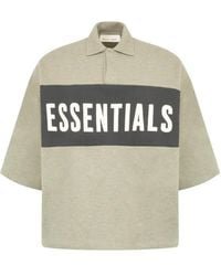 Fear Of God - Cropped Panelled Polo Shirt - Lyst
