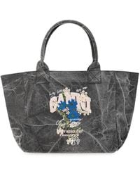 Ganni - Sac Cabas Trapeze Médium - Lyst
