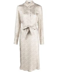Kiton - Blousejurk Met Abstracte Print - Lyst