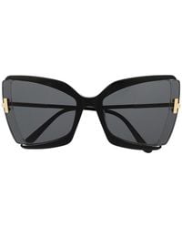 Tom Ford - Gafas de sol con montura mariposa oversize - Lyst