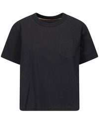 Sacai - Pocket Striped T-Shirt - Lyst