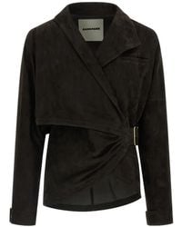 DARKPARK - Cindy Suede Contour Jacket - Lyst