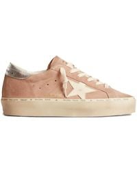 Golden Goose - Hi-Star Star-Patch Flatform Sneakers - Lyst