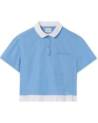 Claudie Pierlot - Oberteil Mit Bubikragen - Lyst