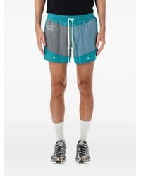 Nike - Logo-Print Panelled Shorts - Lyst