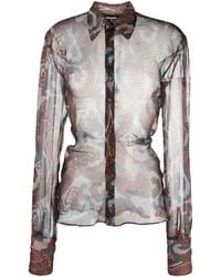 DSquared² - Camisa con motivo de cachemira - Lyst