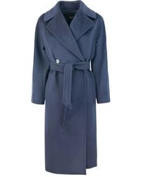 Weekend by Maxmara - Virgin Wool Double-Breasted Coat - Lyst