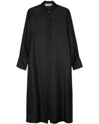 Rohe - Cut-Out Detail Silk Shirt Dress - Lyst