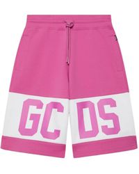 Gcds - Logo-Print Track Shorts - Lyst