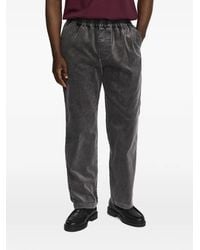 Revolution - Corduroy Drawstring Straight-Leg Trousers - Lyst