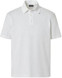 ZEGNA - Short-Sleeve Polo Shirt - Lyst