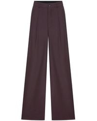 MEGUSTA - Pantalon Plissé À Taille Haute - Lyst