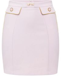 Elisabetta Franchi - クレープ ミニスカート - Lyst
