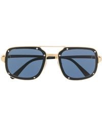 Cartier - Santos De Cartier Square-Frame Sunglasses - Lyst