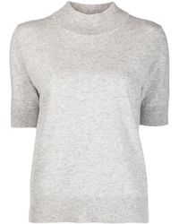 N.Peal Cashmere - Short-sleeve Cashmere Top - Lyst