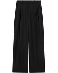 Loulou de Saison - Pantalon Droit Sbiru À Design Plissé - Lyst