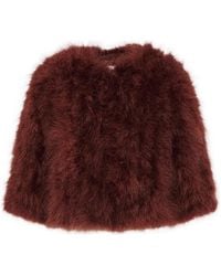 Yves Salomon - Feather-Embellished Jacket - Lyst