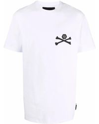Philipp Plein - Skeleton Print T-Shirt - Lyst