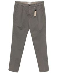 Manuel Ritz - Pleated Twill Trousers - Lyst
