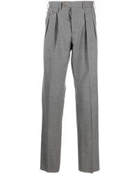 Lardini - Tailored Box-pleat Trousers - Lyst