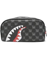 Sprayground - Shark Mouth Check-Print Pouch - Lyst