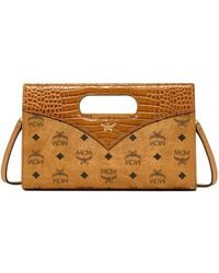 MCM - Mini Diamond Visetos-Print Tote Bag - Lyst