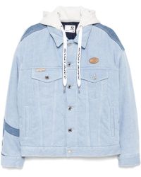 Aape By A Bathing Ape - Veste En Jean À Patch Logo - Lyst