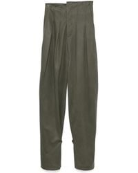 Elena Velez - Hose Aus Faux-Wildleder - Lyst