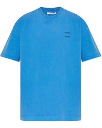Samsøe & Samsøe - Logo-Print T-Shirt - Lyst