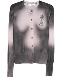 Vivienne Westwood - Elle Embroidered Ombré Cardigan - Lyst
