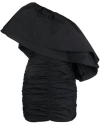 ROTATE BIRGER CHRISTENSEN - Off-shoulder Ruffled Minidress - Lyst