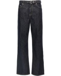 Ganni - Organic Cotton Denim Jeans - Lyst